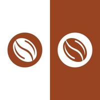 coffee bean icon vector template