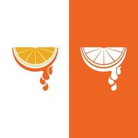 Orange logo design Vector icon