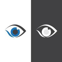 Eye Care vector logo design