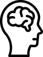 brain vector illustration on a background.Premium quality symbols.vector icons for concept and graphic design.
