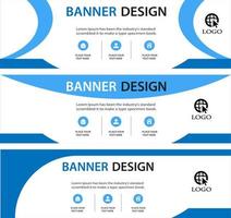 corporate business banner template horizontal advertising business banner layout template flat design set for design, business, education, advertisement. vector