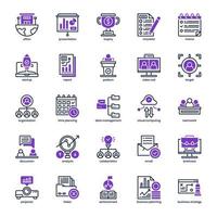 Business Planning icon pack for your website design, logo, app, UI. Business Planning icon mix line and solid design. Vector graphics illustration and editable stroke.