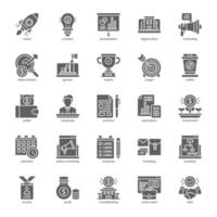 paquete de iconos de inicio para el diseño de su sitio web, logotipo, aplicación, ui. diseño de glifo de icono de inicio. ilustración de gráficos vectoriales y trazo editable. vector