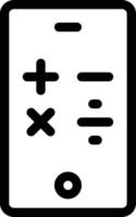 calculator vector illustration on a background.Premium quality symbols.vector icons for concept and graphic design.