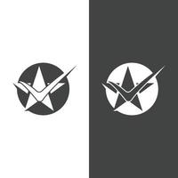 Star icon Template vector