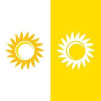 sol vector ilustración icono logo