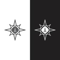 Compass Logo Template vector icon