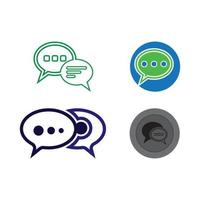 Speech bubble icon vector illustration