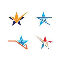 Star icon Template vector