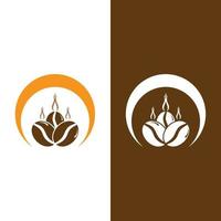 coffee bean icon vector illustration