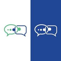 Speech bubble icon vector illustration