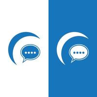 Speech bubble icon vector illustration