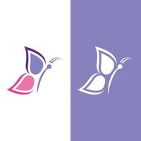 Butterfly logo icon vector design