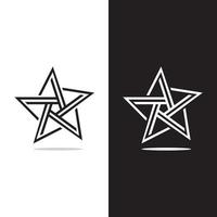 Star icon Template vector