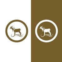 Goat Logo Template vector icon