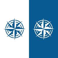 Compass Logo Template vector icon