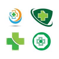 vector de plantilla de logotipo médico de salud