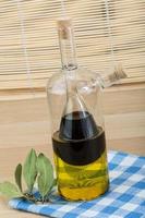 Vinegar and olive oil photo