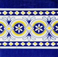 Traditional tiles from Valencia, Spain photo