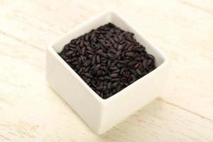 Black wild rice photo