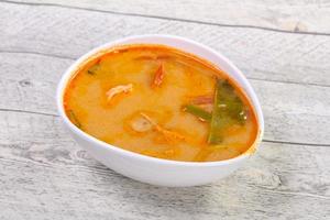 Famous Thai Tom Yam soup photo