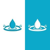 Water drop Logo Template vector