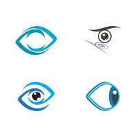 Eye Care vector logo design