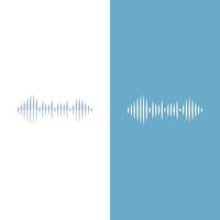 Sound waves vector illustration design