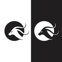 Goat Logo Template vector icon