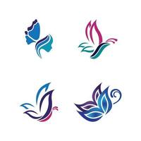 Beauty Butterfly icon design vector