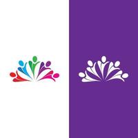 Community, network and social icon vector
