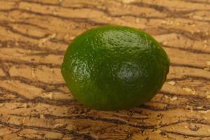 Ripe green lime photo