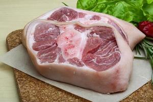 Pork knee steack photo