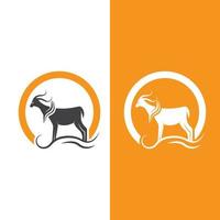 Goat Logo Template vector icon