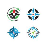 Compass Logo Template vector icon