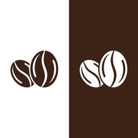 coffee bean icon vector template