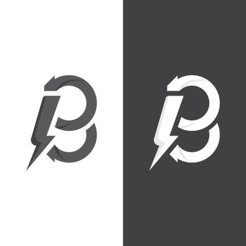 B Letter vector logo illustration
