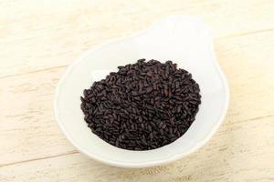 Black wild rice photo