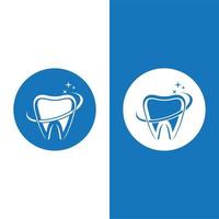 Ilustración de vector de plantilla de logotipo dental