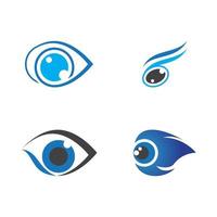 Eye Care vector logo design