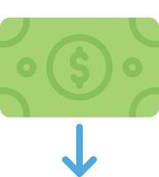 decrease vector illustration on a background.Premium quality symbols.vector icons for concept and graphic design.