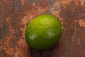 Ripe green lime photo