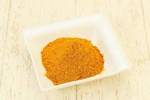 Indian traditional spices - Curry powder photo