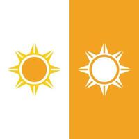 Sun Vector illustration Icon Logo