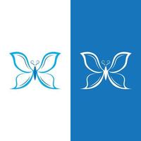 Butterfly logo icon vector design