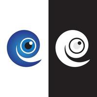 Eye Care vector logo design