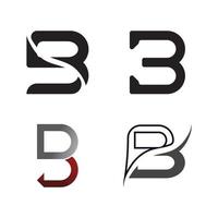 B Letter vector logo illustration