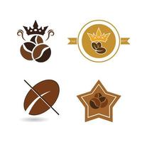 coffee bean icon vector illustration