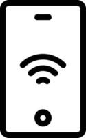 ilustración de vector wifi en un fondo. símbolos de calidad premium. iconos vectoriales para concepto y diseño gráfico.