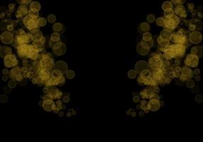 Golden yellow bokeh background  There is a sparkle of lights, Christmas and New Year party ideas. photo